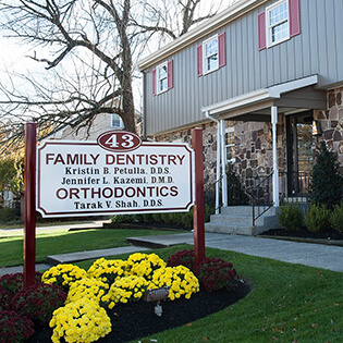 Outside of Dr. Petull and Dr. Kazemi's Marlton dental office