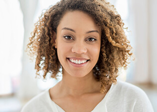 Young woman with picture-perfect smile