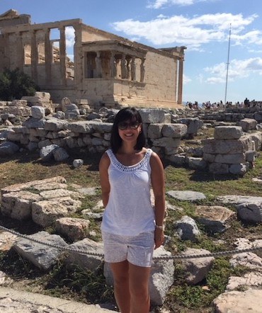 Marlton Dentist Dr. Jennifer Kazemi in Greece