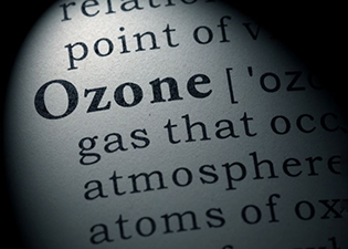 Dictionary entry that defines ozone