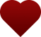 Red heart shape