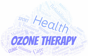 Word cloud based around the term “ozone therapy”